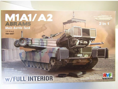 RFM 1/35 Scale M1A1/A2 Abrams MBT w/ Full Interior & PE #RM5007