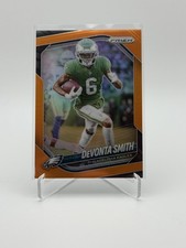 2025 Panini Prizm - DeVonta Smith #70 Orange Prizm Parallel Numbered /249