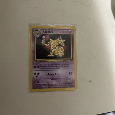 Kadabra 32/102 Base Set First Edition Mint