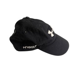 Under Armour Hat Boy's Youth Black Baseball Cap One Size Athletic