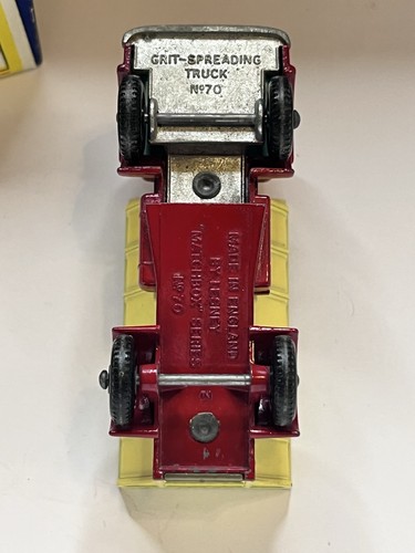Vintage Boxed Matchbox New Model Grit-Spreading Truck No. 70 Excellent Condition - Picture 8 of 10