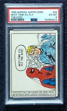 1966 DONRUSS MARVEL SUPER HERO Card #34 SPIDER-MAN 