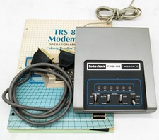 RadioShack TRS-80 Modem II with Original Serial Interface Cable, Owners Manual 