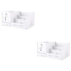  Set of 2 Tissue Storage Box Car Napkin Container Holder for Decor