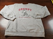 Felpa Disney Studio Store Sette Nani Grumpy Taglia Media Fuori Stampa