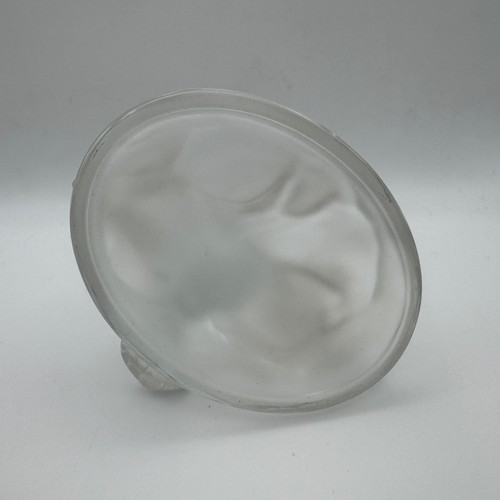 Estatuilla de búho de cristal de plomo de Francia Cristal d’Arques de colección - vidrio esmerilado y transparente - Imagen 6 de 7