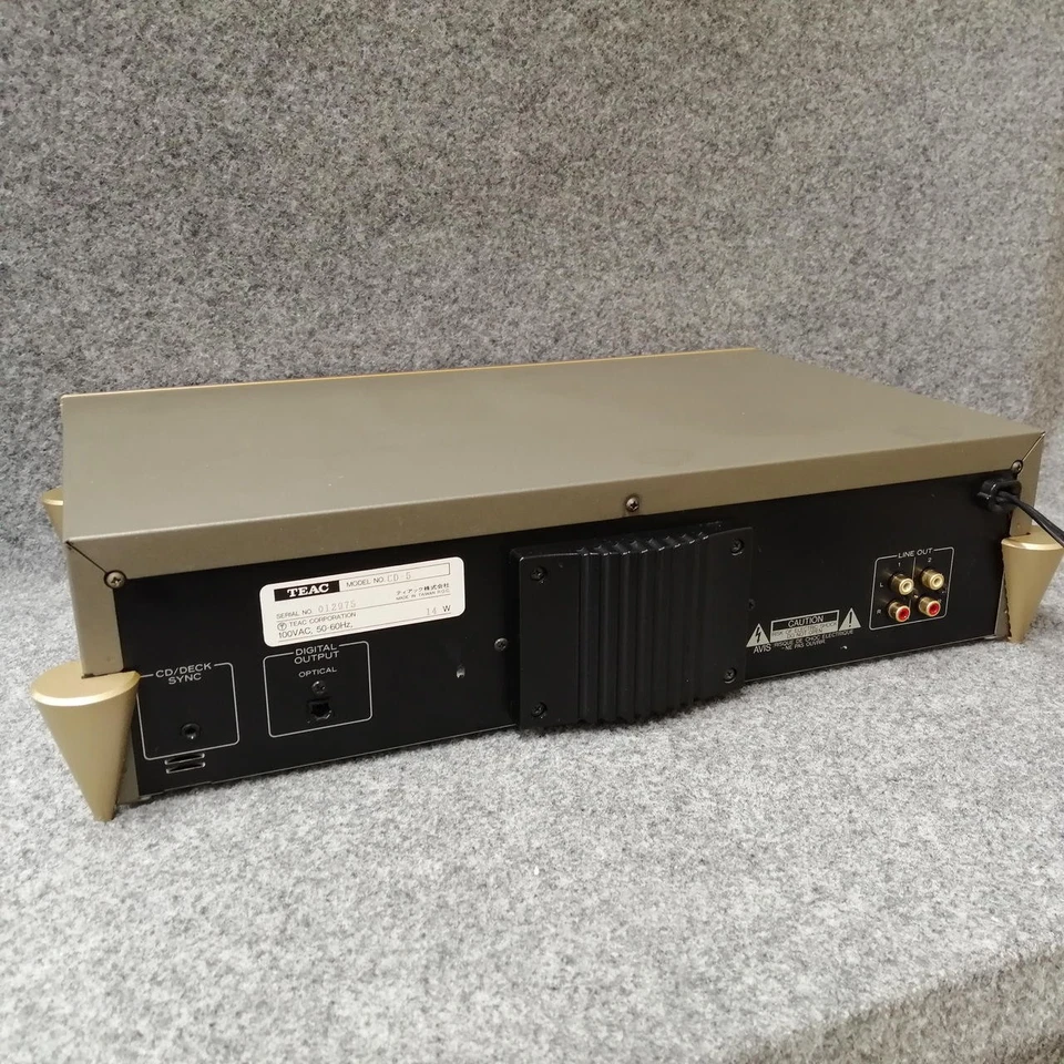 TEAC CD-5 reproductor de CD 1994 con control remoto funcionando confirmado - Imagen 4 de 4