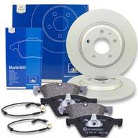 2X Ate Bremsscheiben Ø296Mm + BeläGe Hinten Passend FüR Mercedes Benz Viano W639