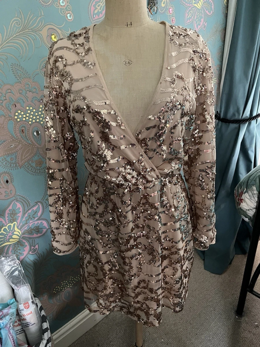 Boohoo Gold Plus Size Dresses for Women for sale | eBay UK