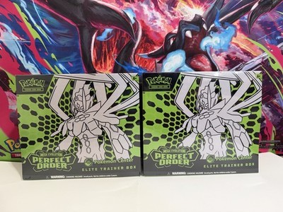 Perfect Order Pokemon Center Etb Lot of 2 Elite Trainer Box