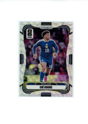2026 Panini Prizm FIFA World Cup Che Adams #391 Silver Wave Prizm Scotland B