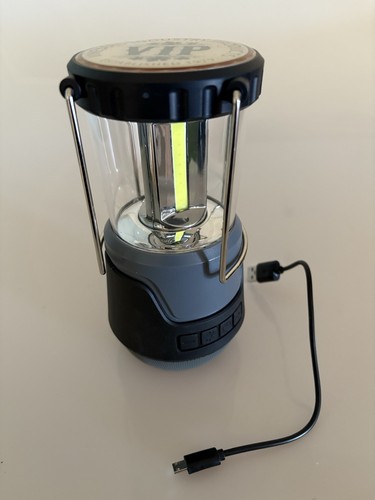 Basecamp Grizzly Lanterna Luce Campeggio con Altoparlante Wireless Nuova SCATOLA APERTA - Foto 6 di 9