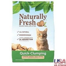 Quick Clumping Unscented Walnut Shell Cat Litter, 26 lb. Bag