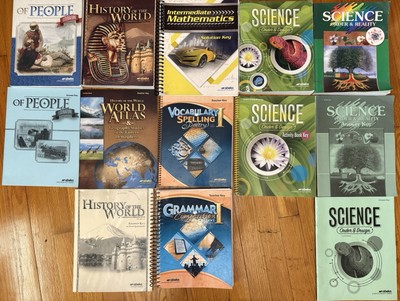 Abeka 7th Grade Lot Of 13 Books