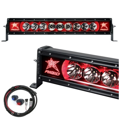 RIGID RADIANCE PLUS 20'' LIGHT BAR RED #652-220023