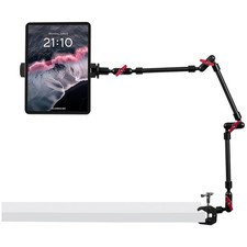 Versatile Adjustable Magic Arm with Clamp  Phone Holder for Desk Tripod 32in
