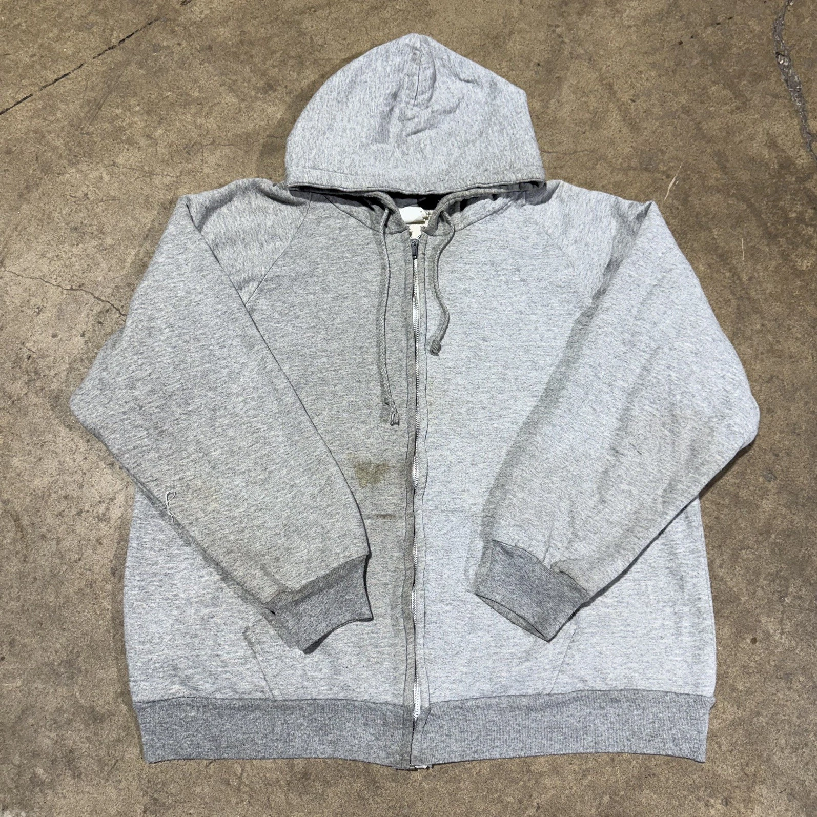 Vtg Camber Thermal Lined Hoodie XXL Gray Mens Chill Buster Streetwear 90s 80s