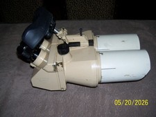 RARE. WWII German D.F. 10&times;80 Flak Binoculars  Clear Optics Reticle Brow & Tripod