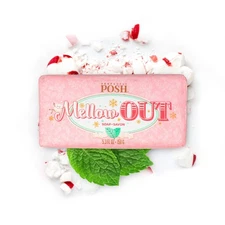Perfectly Posh Mellow Out  Bath Soap Bar Oatmeal Peppermint Marshmallow NEW