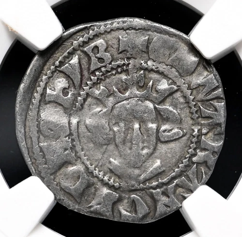 ENGLAND. Edward I Longshanks, 1272-1307. Silver Penny, London mint, NGC XF40