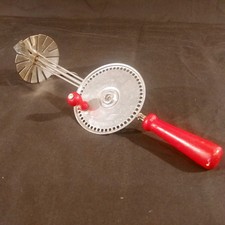 Jiffy Whip Egg Beater Mixer Hand Crank R. Krasbeg And Sons Mfg USA Made Chicago
