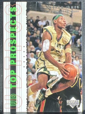 2003-04 Upper Deck Lebron James Top Prospects Rookie RC #3 Card 