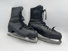 Vintage Imperial Blade Black Figure Skates Ice Skates Mens Size 8