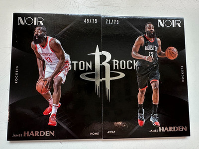 James Harden 2017-18 Panini Noir Set /79 Houston Rockets