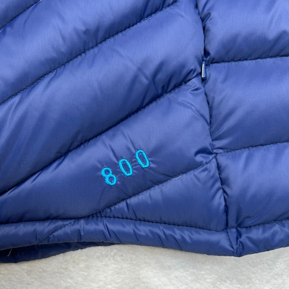 Cabelas Goose Down Puffer 背心女式 XL 海军蓝 800 填充电源 — 第 4/4 张图片