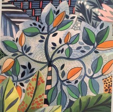 2.3 meters x OSBORNE & LITTLE "Maranta" Indoor/Outdoor fabric Bizarre