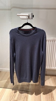 Tommy Hilfiger Pullover   Premium Cotton   Größe M   Blau    Neuwertig
