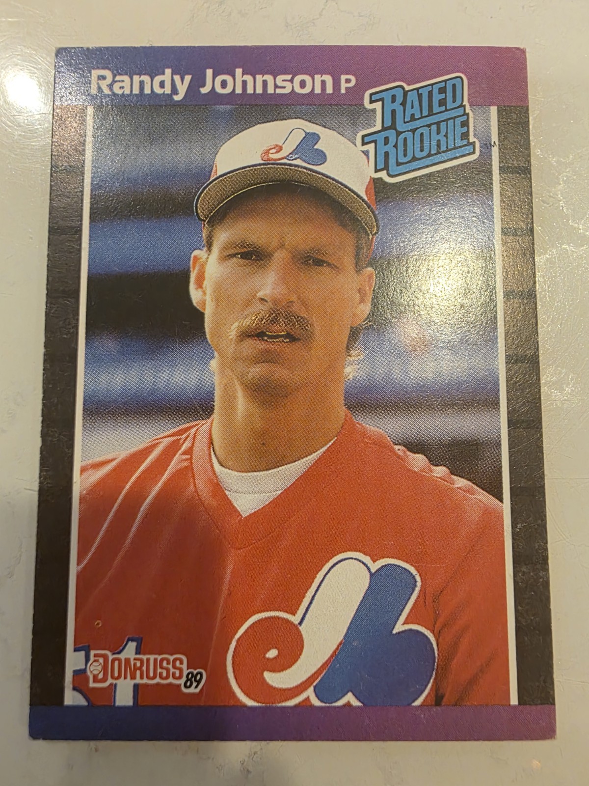 1989 Donruss Randy Johnson Rookie 42 Hall Of Fame