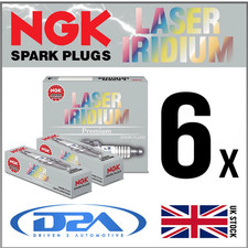 6pcs Genuine NGK Iridium Spark Plugs 97506 SILZKBR8D8S Fit BMW N55 N54 