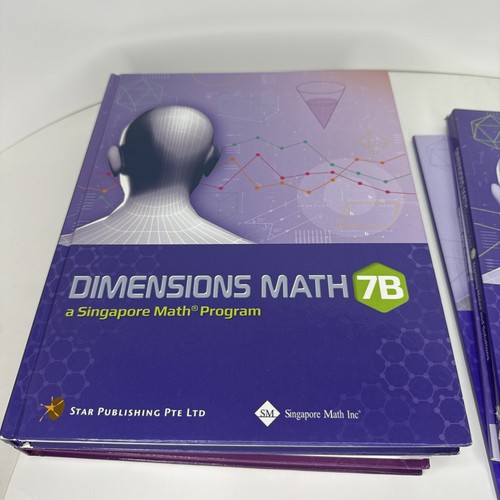 Singapore Math - Entire Set For dimensions 7a And 7b - Complete -Excellent Clean - Picture 10 of 23
