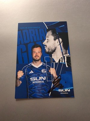 ADRIAN GANTENBEIN - FC SCHALKE 04 signed Autogrammkarte 10x15 Autogramm (5051)