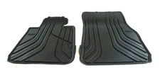 Genuine BMW F30 Front Floor Mat Set Black All Weather Rubber NEW 51472219799