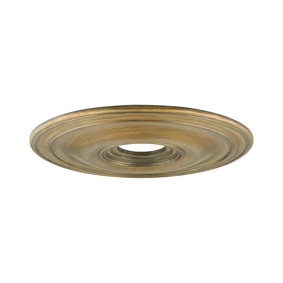 Livex Lighting 8219 Gold Wingate 20" Diameter Decorative Ceiling Medallion - Image 3 of 4