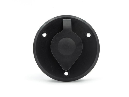 B&B Molders Cable TV Plate, Black - Bild 2 von 2