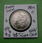 1884 O Morgan Dollar BREATHTAKING CH FROSTY GEM CH BU Ultra SUPER High Grade $