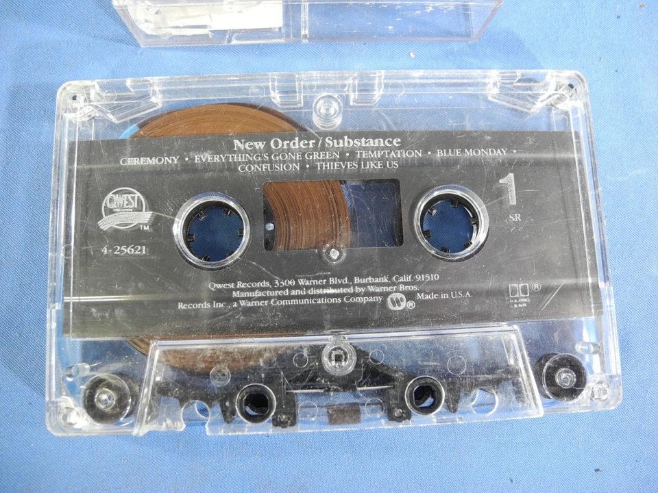 New Order : Substance (Audio Cassette Tape 1987 Qwest) *Rare* * Free Shipping! - Image 3 of 4