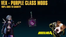 Borderlands 4 - VEX - PURPLE CLASS MODS - PSION & MORE 100% CHARITY (PC/PS/XBOX)