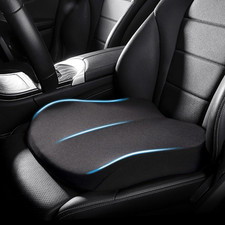 Adult Car Booster Seat Cushion, Car Seat Driver Height Boost Mat Memory Foam Car