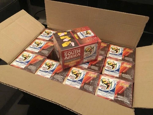 12x Panini World Cup South Africa 2010 Factory Sealed Stickers Box