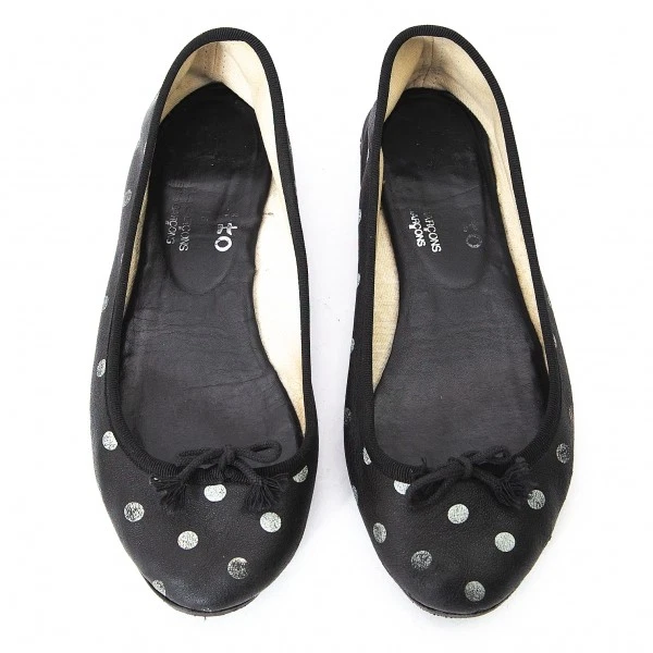 Zapatos planos a lunares repetito ~ COMME des GARCONS talla EE. UU. aproximadamente 6,5 (K-63053) Foto 2 de 4