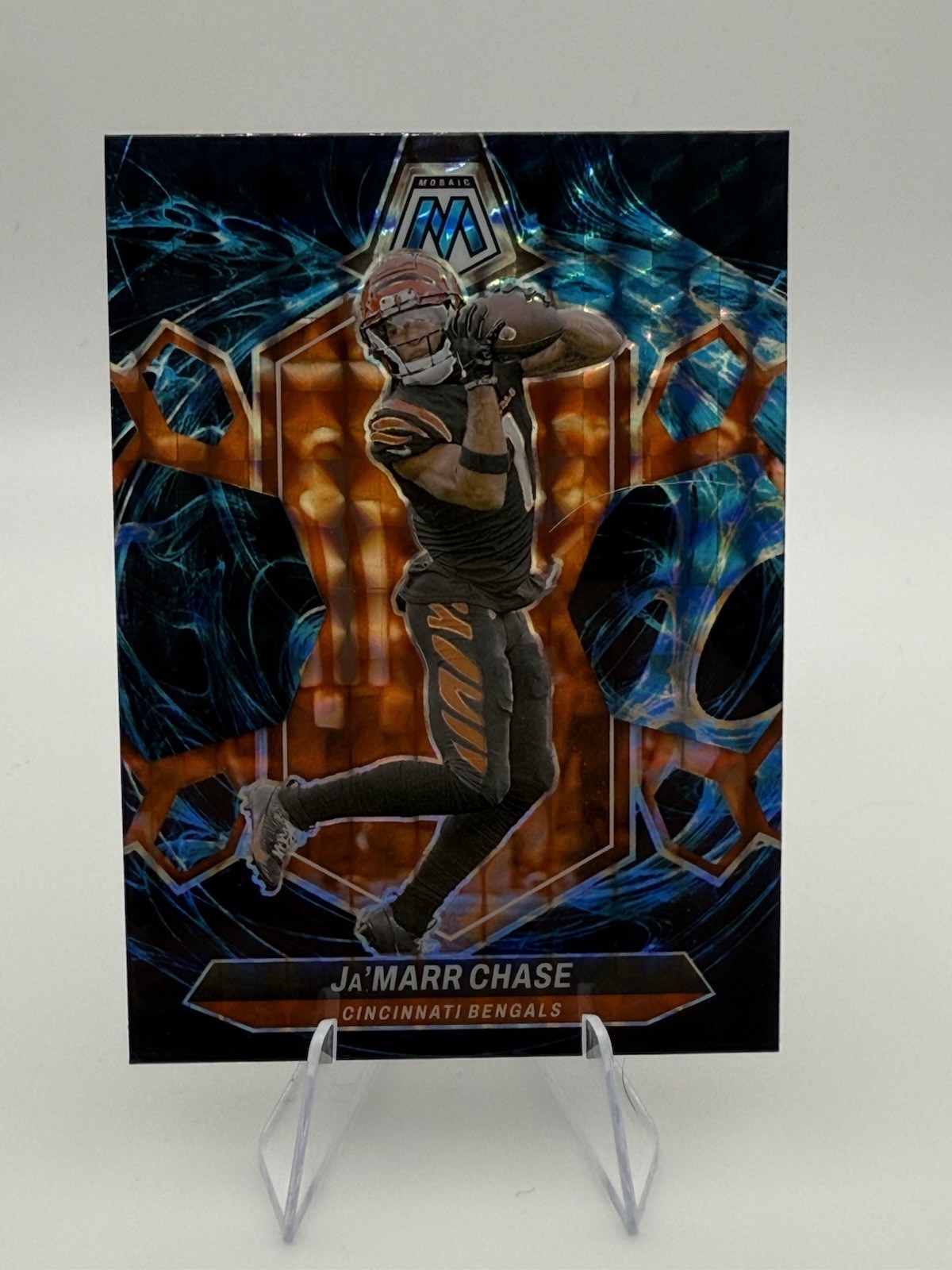 2024 Panini Mosaic - Ja'Marr Chase #45 Genesis Mosaic Prizm
