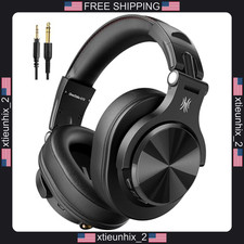 Over-Ear Bluetooth Headphones with Wired Mode, 72H Playtime, Sharing