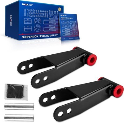 KAX 1.5-2 Inch Rear Adjustable Leveling Lowering Shackles Drop Kit for Ford F150