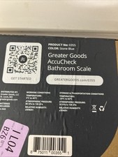 Digital AccuCheck Bathroom Scale for Body Weight, Capacity up to 400 lbs,