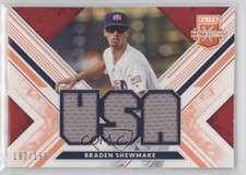 2019 Elite Extra Edition USA National Team Materials Orange Braden Shewmake 0s3