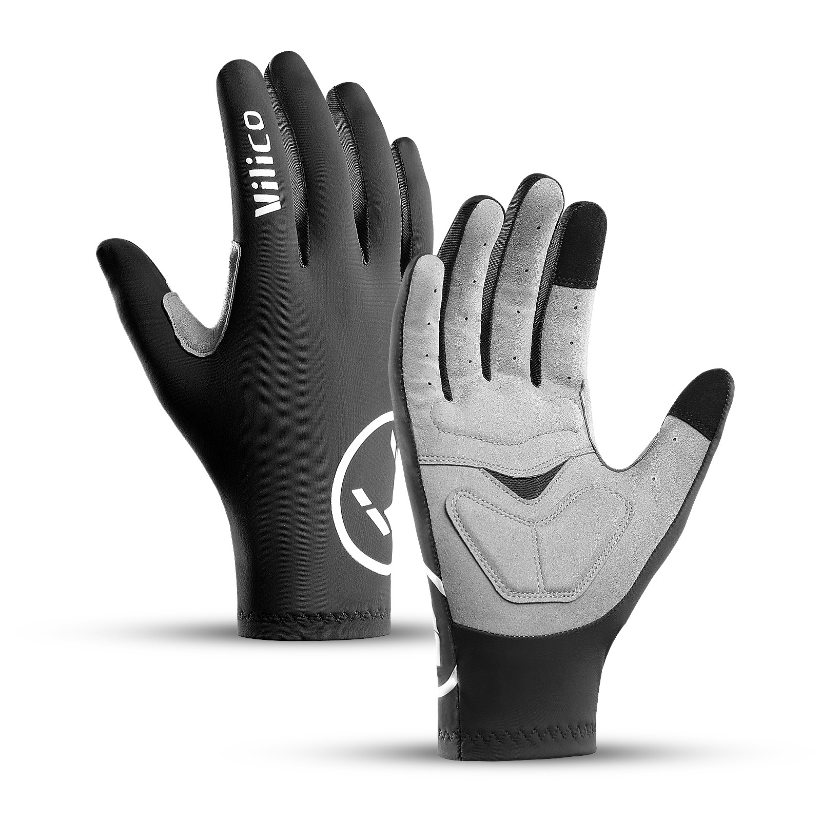 Full Finger Cycling Gloves Touchscreen Mountain Bike Gloves 
